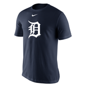 Nike Detroit Tigers Navy Dri-FIT Logo Perfomance T-Shirt