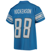 Nike Detroit Lions Youth Blue T.J. Hockenson Game Jersey