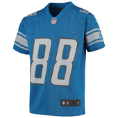 Nike Detroit Lions Youth Blue T.J. Hockenson Game Jersey