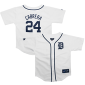 Miguel Cabrera Detroit Tigers Majestic Child Home Replica Jersey - White