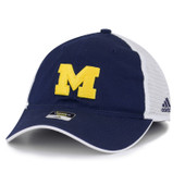 Adidas Michigan Wolverines Women's Navy Mesh Back Slouch Adjustable Hat