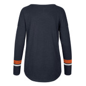 47 Brand Detroit Tigers Women's Fall Navy Courtside Long Sleeve T-Shirt