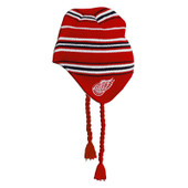 Reebok Detroit Red Wings Red Tassle Knit Hat