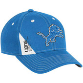 Reebok Detroit Lions Blue Structured Adjustable Hat