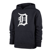 47 Brand Detroit Tigers Youth Fall Navy Team Logo Imprint Sport Pullover Hoodie
