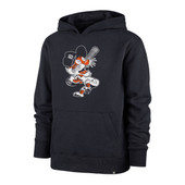 47 Brand Detroit Tigers Youth Fall Navy Swinging Kitty Imprint Sport Pullover Hoodie