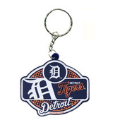 Hunter Manufacturing Detroit Tigers 3D Textured Key Ring