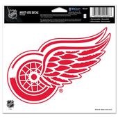 WinCraft Detroit Red Wings 5 x 6 Multi-Use Colored Decal