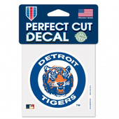 WinCraft Detroit Tigers Cooperstown Perfect Cut Color Decal 4" x 4"