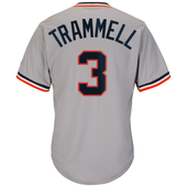 Trammell #3 Detroit Tigers Men's Nike Road Replica Jersey - Vintage Detroit  Collection