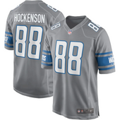 T.J. Hockenson Detroit Lions Nike Color Rush Game Jersey - Gray