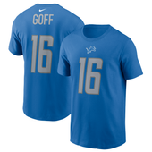 Jared Goff Detroit Lions Nike Player Name & Number T-Shirt - Blue