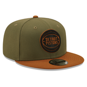 New Era Detroit Pistons New Olive 9Fifty 2Tone Color Pack Snapback Hat