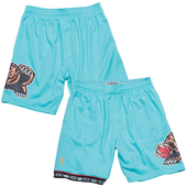 Mitchell & Ness Vancouver Grizzlies Teal Swingman Shorts