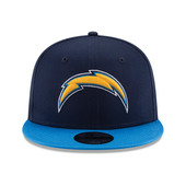 New Era Los Angeles Chargers Blue 9Fifty Basic 2Tone Snapback Hat