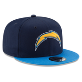 New Era Los Angeles Chargers Blue 9Fifty Basic 2Tone Snapback Hat