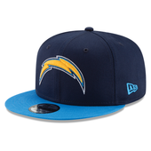 New Era Los Angeles Chargers Blue 9Fifty Basic 2Tone Snapback Hat