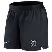 Detroit Tigers Nike Women's Authentic Collection Flex Vent Max Performance Shorts - Navy