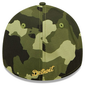 New Era Detroit Tigers Army Camo 39Thirty 2022 Armed Forces Day Flex Fit Hat