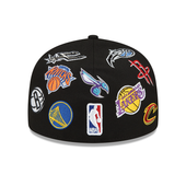 NBA New Era 59Fifty All Over Fitted Hat - Black