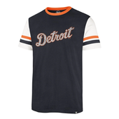 Detroit Tigers 47 Brand Duo Premier Wordmark T-Shirt - Navy