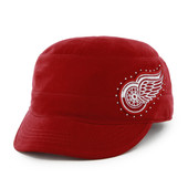 47 Brand Detroit Red Wings Women's Red Facet Military Adjustable Hat