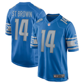 Amon-Ra St. Brown Detroit Lions Nike Game Jersey - Blue