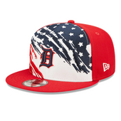 Detroit Tigers New Era 2022 July 4th 9Fifty Snapback Adjustable Hat - Red