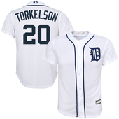 Spencer Torkelson Detroit Tigers Youth  Majestic Cool Base Home Replica Jersey - White