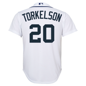 Spencer Torkelson Detroit Tigers Youth  Majestic Cool Base Home Replica Jersey - White