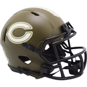 Chicago Bears 2022 Salute To Service Riddell Mini Speed Helmet