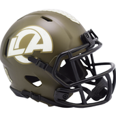 Los Angeles Rams 2022 Salute To Service Riddell Mini Speed Helmet