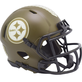 Pittsburgh Steelers 2022 Salute To Service Riddell Mini Speed Helmet