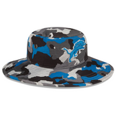 Detroit Lions New Era 2022 Training Camp Panama Bucket Hat - Camo