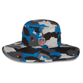 Detroit Lions New Era 2022 Training Camp Panama Bucket Hat - Camo