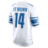 Amon-Ra St. Brown Detroit Lions Nike Game Jersey - White