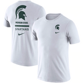 Michigan State Spartans Nike Dri-FIT DNA Logo Performance T-Shirt - White