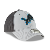 Detroit Lions New Era Grayed Out Neo 2 39Thirty Flex Hat - Gray