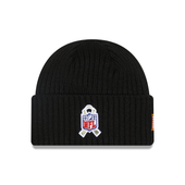 Detroit Lions 2022 Salute to Service New Era Cuffed Knit Hat - Black