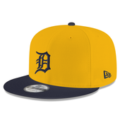 Detroit Tigers x Michigan Wolverines New Era Co-Branded 9Fifty Snapback Hat - Yellow/Navy