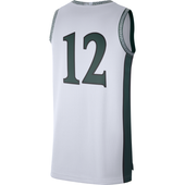 Nike Michigan State Spartans White Home Retro Limited Basketball Jersey