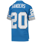 Men's Mitchell & Ness Barry Sanders Blue Detroit Lions Legacy Replica Jersey