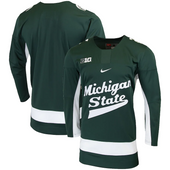 Michigan State Spartans Nike Replica Hockey Jersey - Green