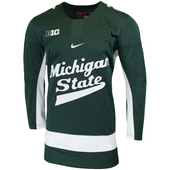 Michigan State Spartans Nike Replica Hockey Jersey - Green