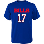 Josh Allen Buffalo Bills Outerstuff Youth Mainliner Name & Number T-Shirt - Royal