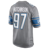 Aidan Hutchinson Detroit Lions Nike Color Rush Game Jersey - Steel Gray