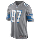 Aidan Hutchinson Detroit Lions Nike Color Rush Game Jersey - Steel Gray