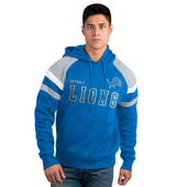 Detroit Lions Starter Draft Pullover Hoodie - Blue