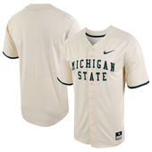 Michigan State Spartans Nike Replica Baseball Jersey - Natural