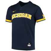 Michigan Wolverines Nike Replica Baseball Jersey - Navy